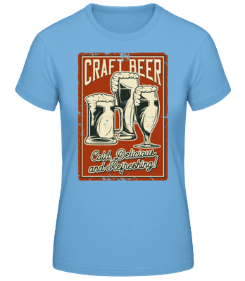 Craft Beer - Women's Basic T-Shirt - Light blue - Front