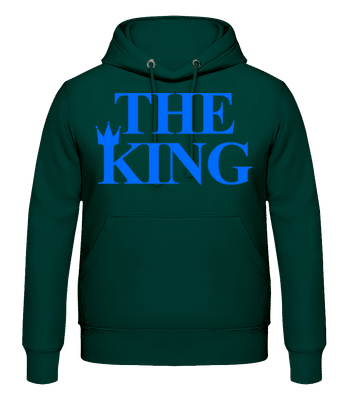 The King Blue - Men's Hoodie - Bottle green - Front