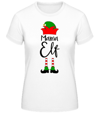 Mama Elf Figur - Dámske basic tričko - Biela - Predné