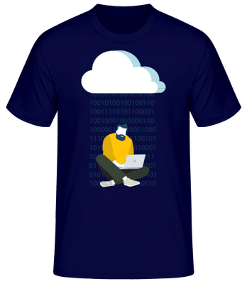 programming - Men's Basic T-Shirt - Navy - Front