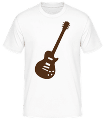 E-Gitarre Brown · Männer Basic T-Shirt