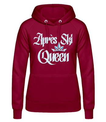 Après Ski Queen - Frauen Hoodie - Bordeaux - Vorne