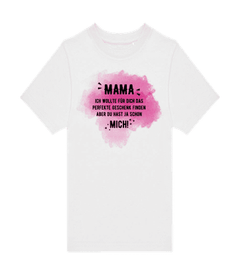 Mama Hast Ja Schon Mich - Kinder T-Shirt B&C - Weiß - Vorne
