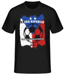 Fußball Tschechien Fahne · Pánské basic tričko
