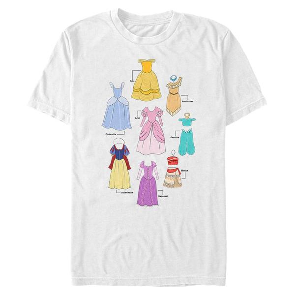 Disney - Princesses Disney - Photo de groupe Textbook Dresses - Homme T-shirt