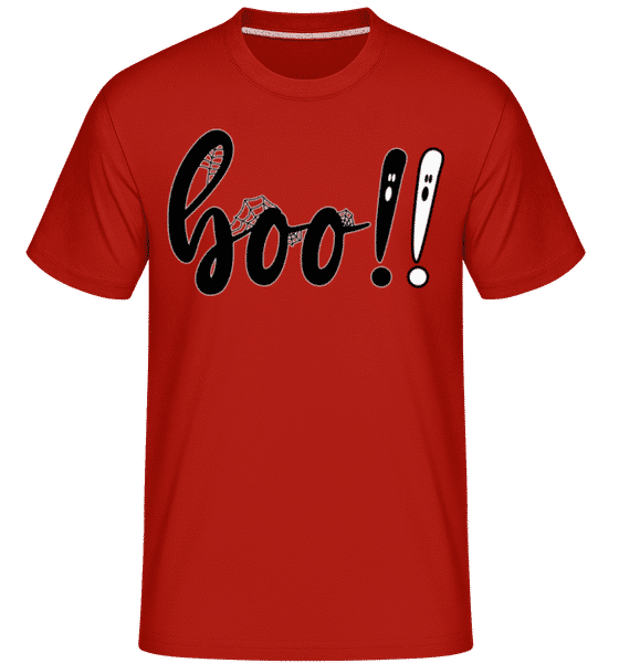 Aperçu: Boo -  T-Shirt Shirtinator homme - Rouge - Devant