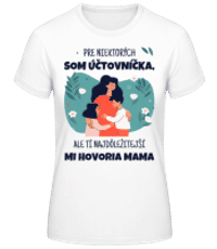 Mi Hovoria Mama - Dámske basic tričko - Biela - Predné