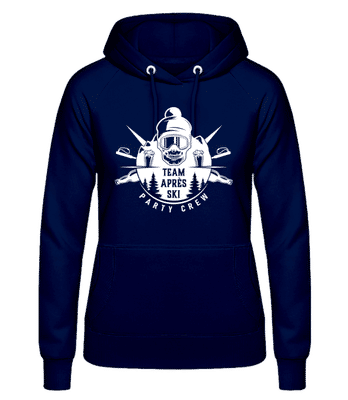Team Après Ski - Frauen Hoodie - Marine - Vorne