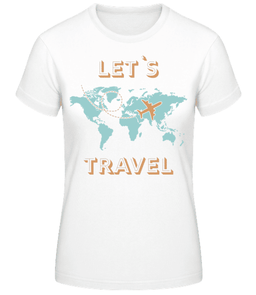 Aperçu: Let Us Travel - T-shirt standard Femme - Blanc - Devant