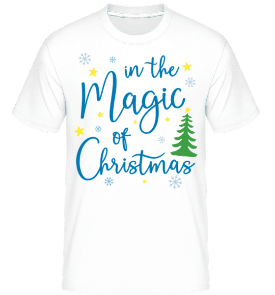 Preview: In The Magic Of Christmas -  Shirtinator Men's T-Shirt - White - Front