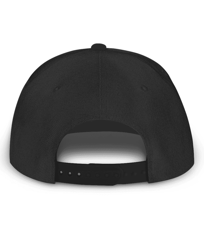 Aperçu: Casquette snapback - Noir - Derrière