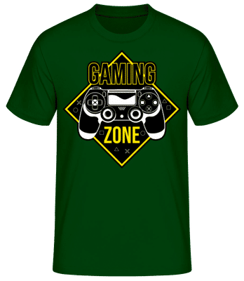 Gaming Zone - T-shirt standard Homme - Vert bouteille - Devant