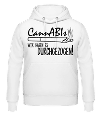 CannABIs Durchgezogen · Männer Hoodie