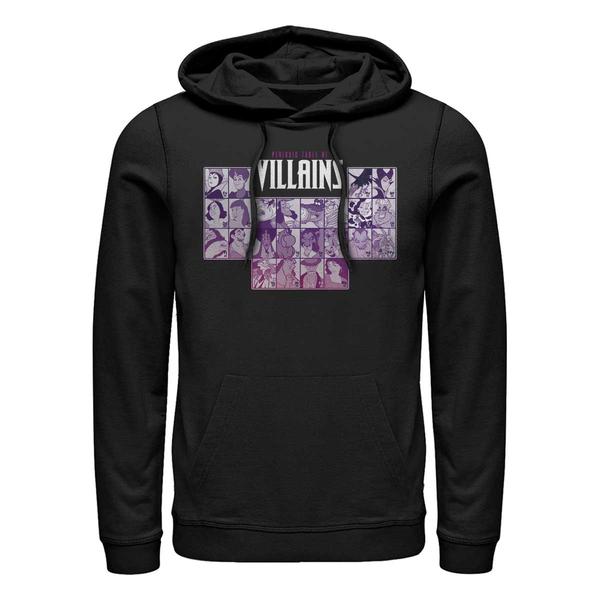 Aperçu: Disney - Les Méchants Disney - Skupina Periodic Villains - Unisex Sweat à capuche - Noir - Devant