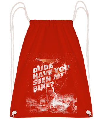 Have You Seen My Bike - Drawstring Backpack - Red - Vorn