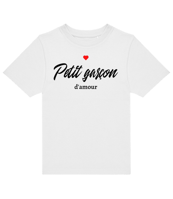 Aperçu: Petit Garçon D'amour - T-shirt homme B&C - Blanc - Devant