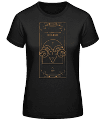 Art Déco Signe Astrologique Bélier · T-shirt standard Femme