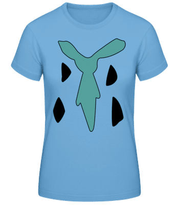 Fred Feuerstein - Frauen Basic T-Shirt - Hellblau - Vorne