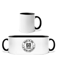 Made In 1965 - Two-toned Mug - White / Black - Front