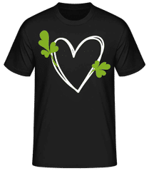 St Patrick's Day Herz · Männer Basic T-Shirt