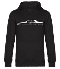 'Mercedes 500 E W124' Silhouette · Men’s Standard Hoodie