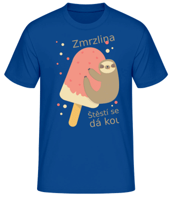 Zmrzlina Štěstí Se Přece Dá Koupit - Pánské basic tričko - Královská modrá - Napřed