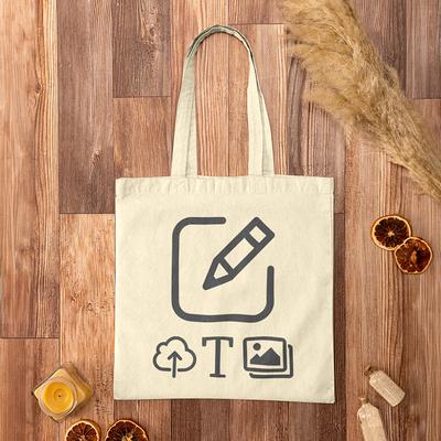 Bolsa de tela - Crema