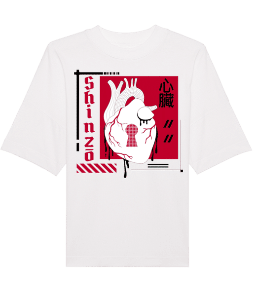 Aperçu: Shinzo - T-shirt Bio unisexe Stanley Stella extra large - Blanc - Devant