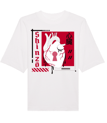 Shinzo - T-shirt Bio unisexe Stanley Stella extra large - Blanc - Devant