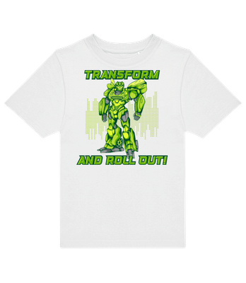 Transform And Roll  Out - T-shirt enfants B&C - Blanc - Devant