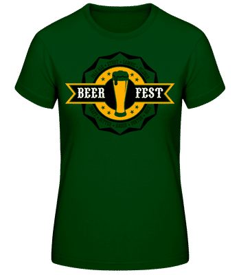 Beer Fest - Camiseta para mujer B&C - Verde botella - delante
