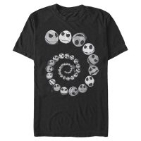 Disney Classics - L'étrange Noël de monsieur Jack - Jack Skellington Jack Emotions Spiral - Halloween - Homme T-shirt - Noir - Devant