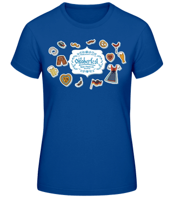 Oktoberfest Beer Festival - Women's Basic T-Shirt - Royal blue - Front