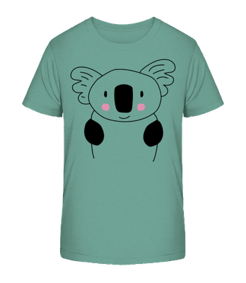 Cute Koala - Detské Bio tričko Stanley Stella 2.0 - Modrozelená - Napřed