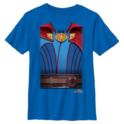 Marvel - Doctor Strange - Doctor Strange Dr Strange Costume Shirt - Kids T-Shirt - Royal blue - Front