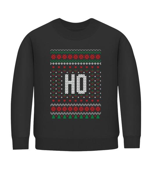 Aperçu: Ho - Sweatshirt Enfant - Noir - Devant