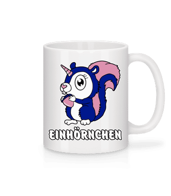 Einhörnchen - Tasse - Weiß - Vorne