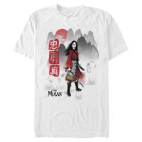 Disney - Mulan - Mulan Loyal Brave True - Men's T-Shirt - White - Front