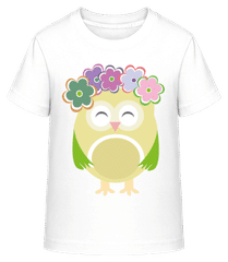 Hibou Avec Fleurs · T-shirt shirtinator Enfant