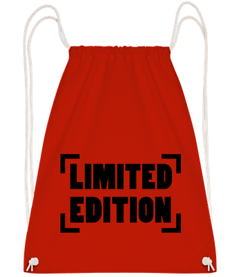 Limited Edition Logo - Sac à dos Drawstring - Rouge - Vorn