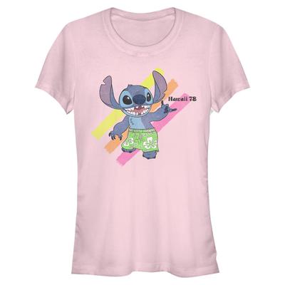 Disney - Lilo & Stitch - Stitch Shaka - Mujeres Camiseta - Rosa - delante