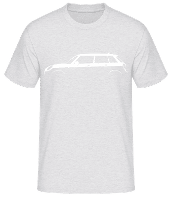 'Mini Cooper 5-Door (F56)' Silhouette - Pánské basic tričko - Melírově šedá - Napřed