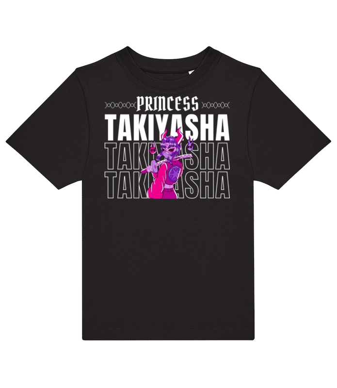 Vorschau: Takiyasha - Kinder T-Shirt B&C - Schwarz - Vorne