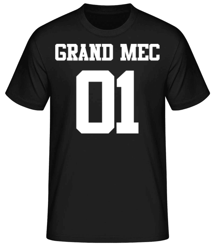 Aperçu: Grand Mec - T-shirt standard Homme - Noir - Devant