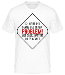 Welches Problem Darf Es Sein? · Männer Basic T-Shirt