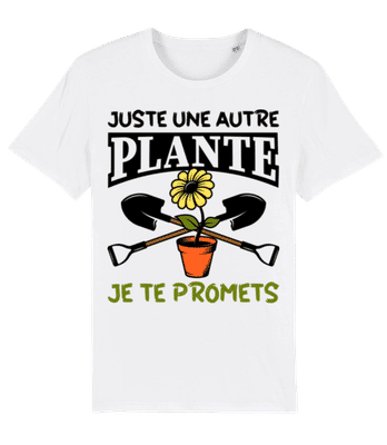 Juste Une Autre Plante - T-shirt bio Homme Stanley Stella 2.0 - Blanc - Devant