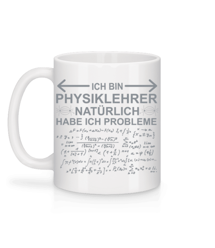 Vorschau: Ich Bin Physiklehrer - Tasse - Weiß - Hinten