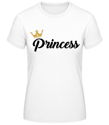 Princess - Frauen Basic T-Shirt - Weiß - Vorne