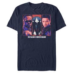 Marvel - The Falcon and the Winter Soldier - Group Shot Falcon Winter Soldier Group - Men's T-Shirt