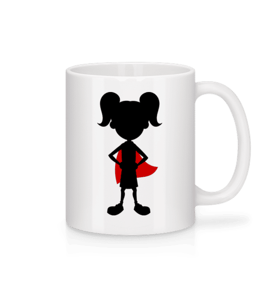 Aperçu: Soeur Superheroine - Mug en céramique blanc - Blanc - Devant